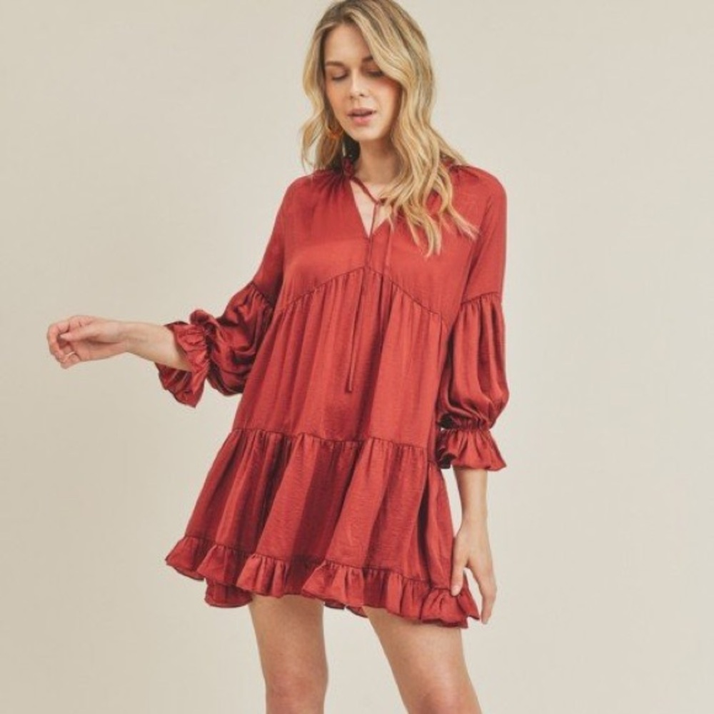 Tiered Mini Dress